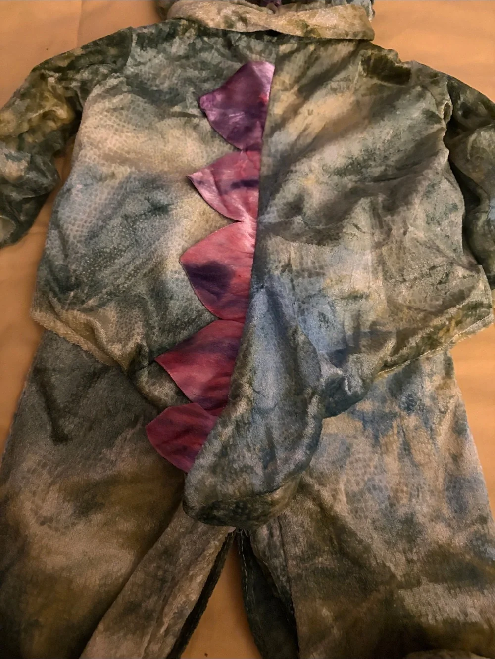 Rubie's Green and Purple Dragon/Dinosaur Toddler Costume Set - Picture 3 of 5